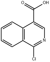 1-氯4-异喹啉甲酸 结构式