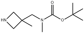 methyl-(3-methyl-azetidin-3-ylmethyl)-carbamic acid tert-butyl ester 结构式