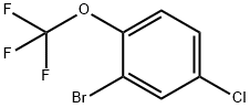 2-溴-4-氯-1-三氟甲氧基苯 结构式