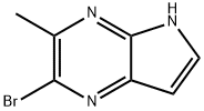 2-溴-3-甲基-5H-吡咯并[2,3-B]吡嗪 结构式