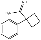 1-苯基环丁烷甲脒 结构式