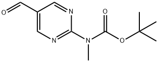 (5-ForMyl-pyriMidin-2-yl)-Methyl-carbaMic acid tert-butyl ester 结构式