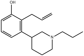 Phenol, 2-(2-propenyl)-3-(1-propyl-3-piperidinyl)- 结构式