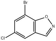 1,2-BENZISOXAZOLE, 7-BROMO-5-CHLORO- 结构式