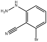 2-BROMO-6-HYDRAZINYLBENZONITRILE 结构式