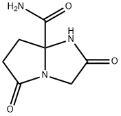 2,5-Dioxohexahydro-1H-pyrrolo(1,2-a)imidazole-7a-carboxamide 结构式