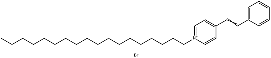 N-正十八烷基-4-苯乙烯基吡啶溴盐 结构式