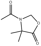 5-Oxazolidinone, 3-acetyl-4,4-dimethyl- (9CI) 结构式