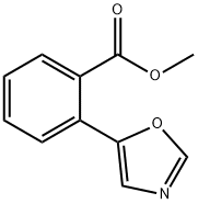 2-(5-噁唑基)苯甲酸甲酯 结构式