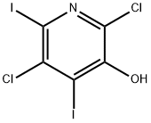 2,5-二氯-4,6-二碘吡啶-3-醇 结构式