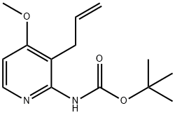 TERT-BUTYL (3-ALLYL-4-METHOXYPYRIDIN-2-YL)-CARBAMATE 结构式