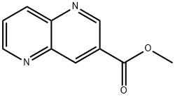 1,6-萘啶-2-羧酸甲酯 结构式