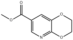 Methyl 2,3-dihydro-[1,4]dioxino[2,3-b]pyridine-7-carboxylate 结构式