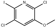 2,5-二氯-6-碘-3-甲氧基吡啶 结构式