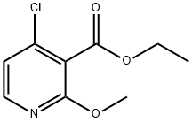 3-Pyridinecarboxylic acid, 4-chloro-2-Methoxy-, Methyl ester 结构式