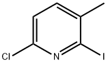 6-CHLORO-2-IODO-3-METHYLPYRIDINE 结构式