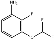 3-(Difluoromethoxy)-2-fluoroaniline 结构式