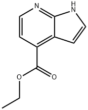 乙基7-氮杂吲哚-4-羧酸酯 结构式