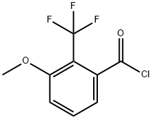 3-Methoxy-2-(trifluoromethyl)benzoyl chloride 结构式