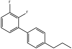 2,3-二氟-4'-丙基联苯 结构式