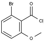 2-broMo-6-Methoxybenzoyl chloride 结构式