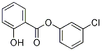 Benzoic acid, 2-hydroxy-, 3-chlorophenyl ester 结构式