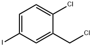 2-氯-5-碘氯苄 结构式