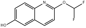 2-(二氟甲氧基)喹啉-6-醇 结构式