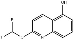 2-(二氟甲氧基)喹啉-5-醇 结构式