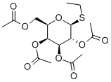 乙基-2,3,4,6-四-O-乙酰基-Α-D-硫代吡喃半乳糖苷 结构式