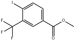 4-碘-3-(三氟甲基)苯甲酸甲酯 结构式