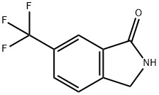 6-(三氟甲基)异吲哚啉-1-酮 结构式