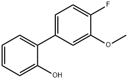 4'-Fluoro-3'-Methoxy-[1,1'-biphenyl]-2-ol 结构式