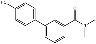 4-[3-(N,N-DiMethylaMinocarbonyl)phenyl]phenol 结构式