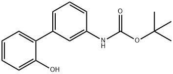 2-(3-BOC-氨基苯基)苯酚 结构式