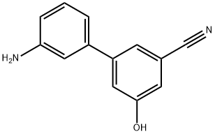 5-(3-AMinophenyl)-3-cyanophenol 结构式