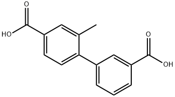 4-(3-Carboxyphenyl)-3-Methylbenzoic acid 结构式