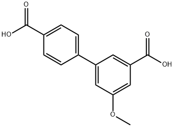 3-(4-Carboxyphenyl)-5-Methoxybenzoic acid 结构式