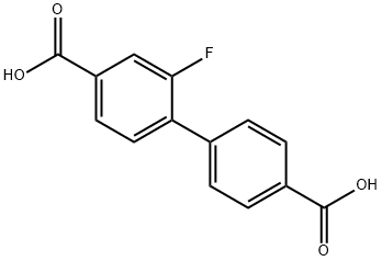 2-氟-[1,1'-联苯]-4,4'-二羧酸 结构式