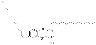2,2'-thiobis[4-dodecylphenol]  结构式