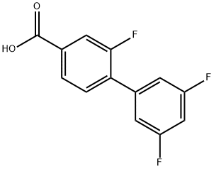 2,3',5'-Trifluoro-[1,1'-biphenyl]-4-carboxylic acid 结构式