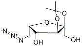 6-叠氮基-6-脱氧-2,3- O-异亚丙基A-L-呋喃山梨糖 结构式