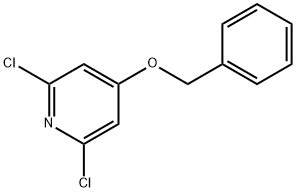 4-(苄氧基)-2,6-二氯吡啶 结构式