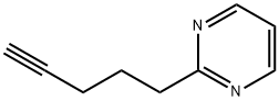 Pyrimidine, 2-(4-pentynyl)- (9CI) 结构式