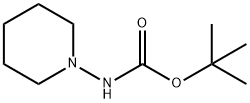 哌啶-1-氨基甲酸叔丁酯 结构式