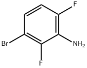 3-溴-2,6-二氟苯胺 结构式