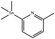 TRIMETHYL-(6-METHYL-2-PYRIDYL)STANNANE 结构式