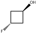 反式-3-氟环丁醇 结构式