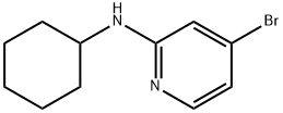 4-溴-N-环己基吡啶-2-胺 结构式