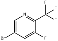 5-溴-3-氟-2-三氟甲基吡啶 结构式